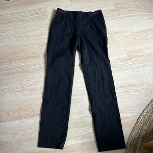 Stretchy pinstripe pants